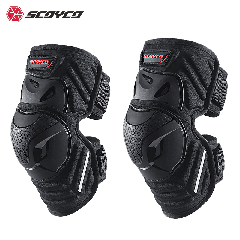 Mountain Biking Knee Pads - SCOYCO genouillères moto réglable TPR pour