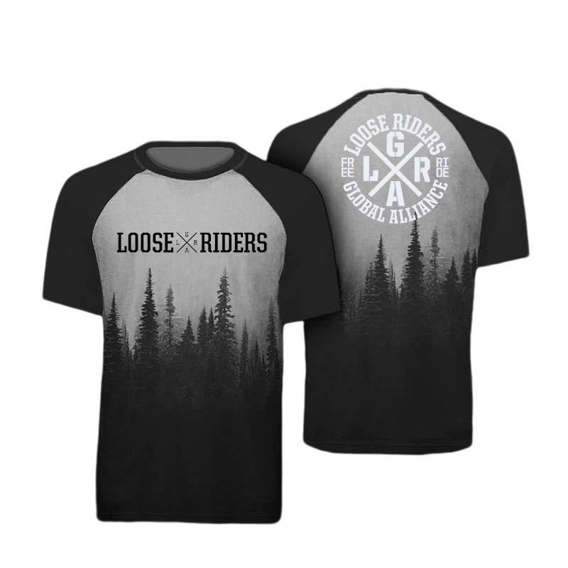 Mountain Biking Downhill - Maillot à Manches Courtes pour Motocross,