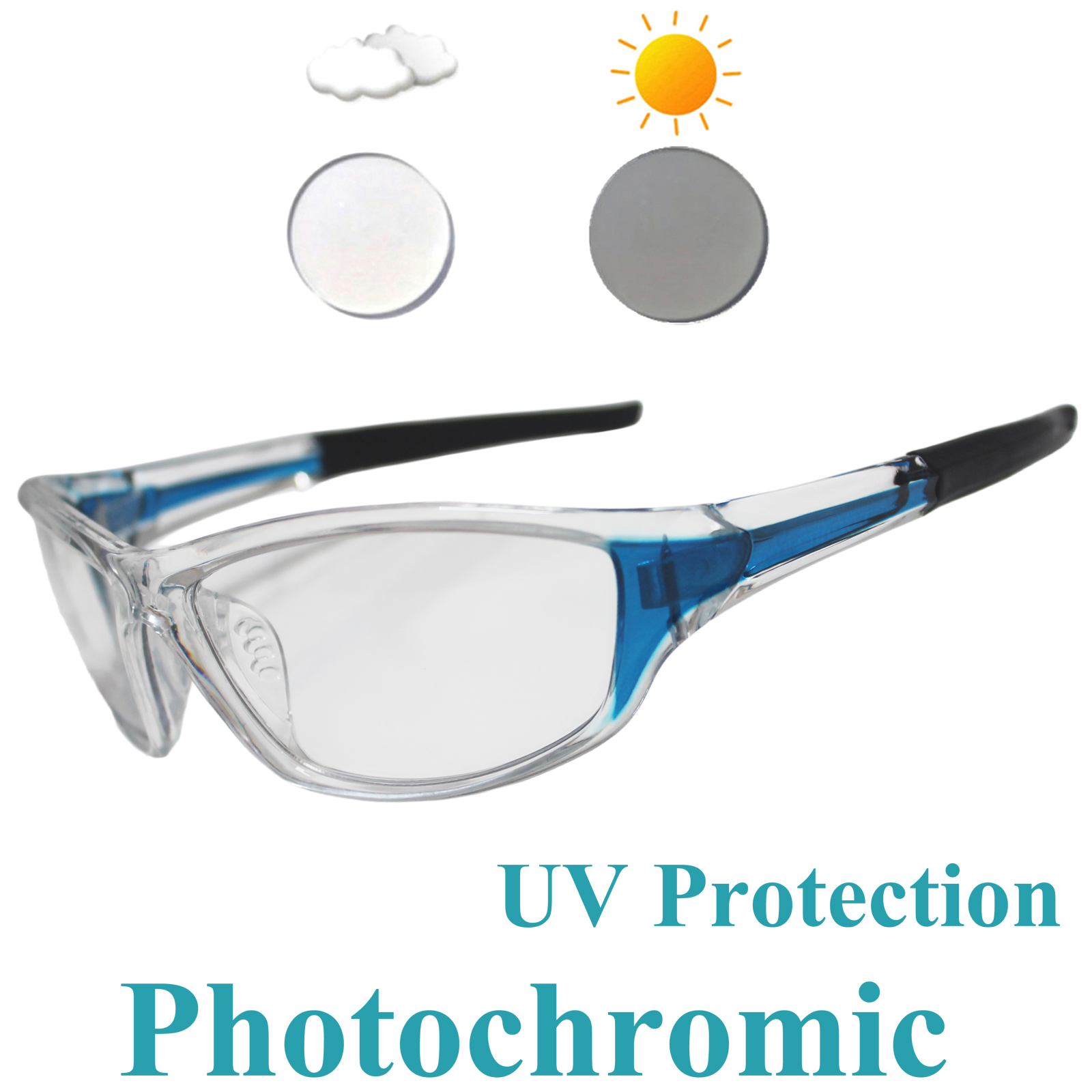 Mountain Biking Glasses - Lunettes photochromiques pour le vélo, lunettes
