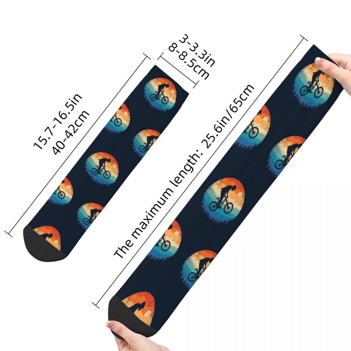 Chaussette drôle et sans coutu - Mountain Biking Socks avis et prix