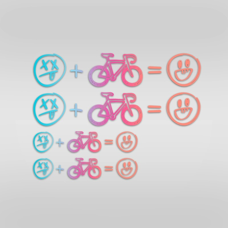 Autocollant de vélo avec visag - Mountain Biking Helmet avis et prix