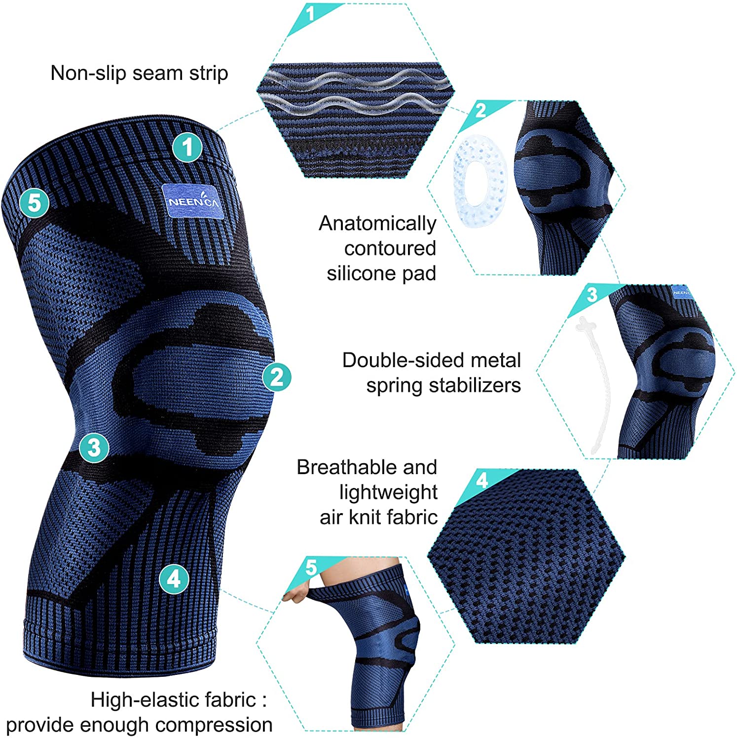 NEENCA Genouillère de soutien  - Mountain Biking Knee Pads avis et prix