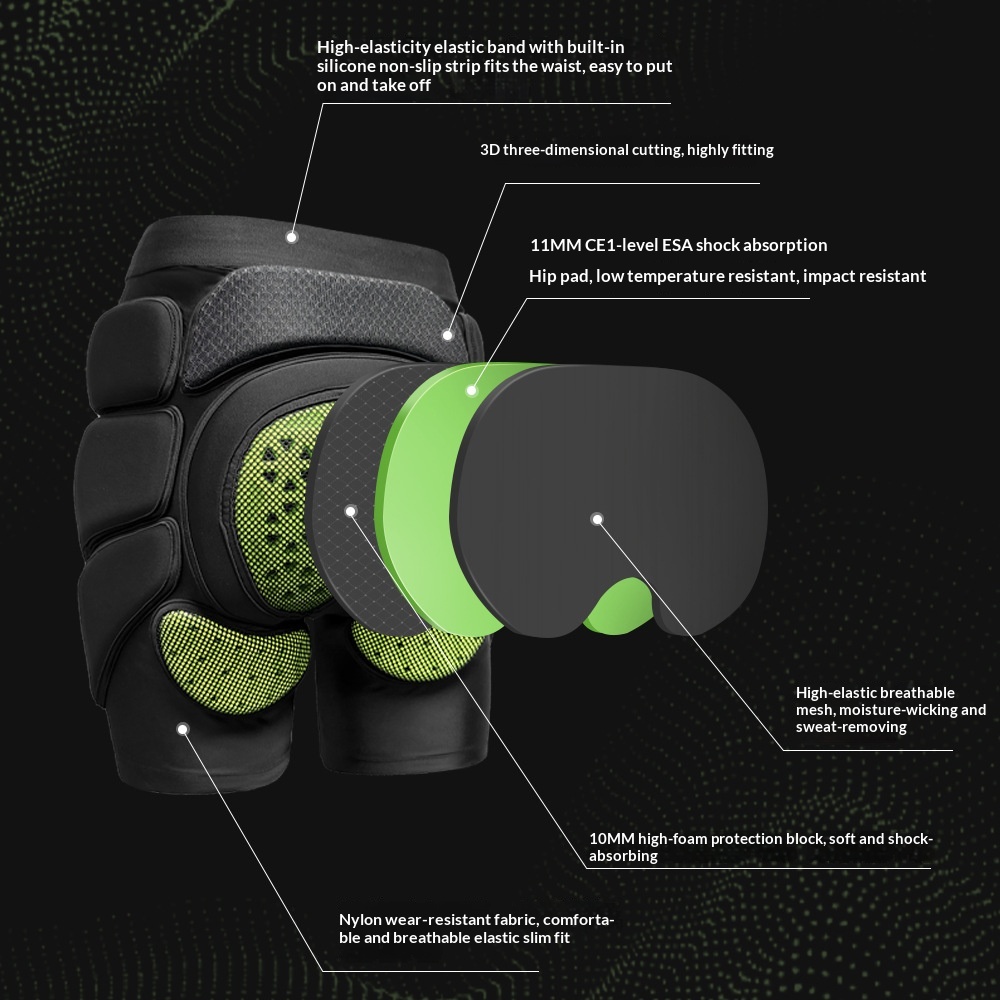ESA Ski hanche protecteur abso - Mountain Biking Knee Pads avis et prix