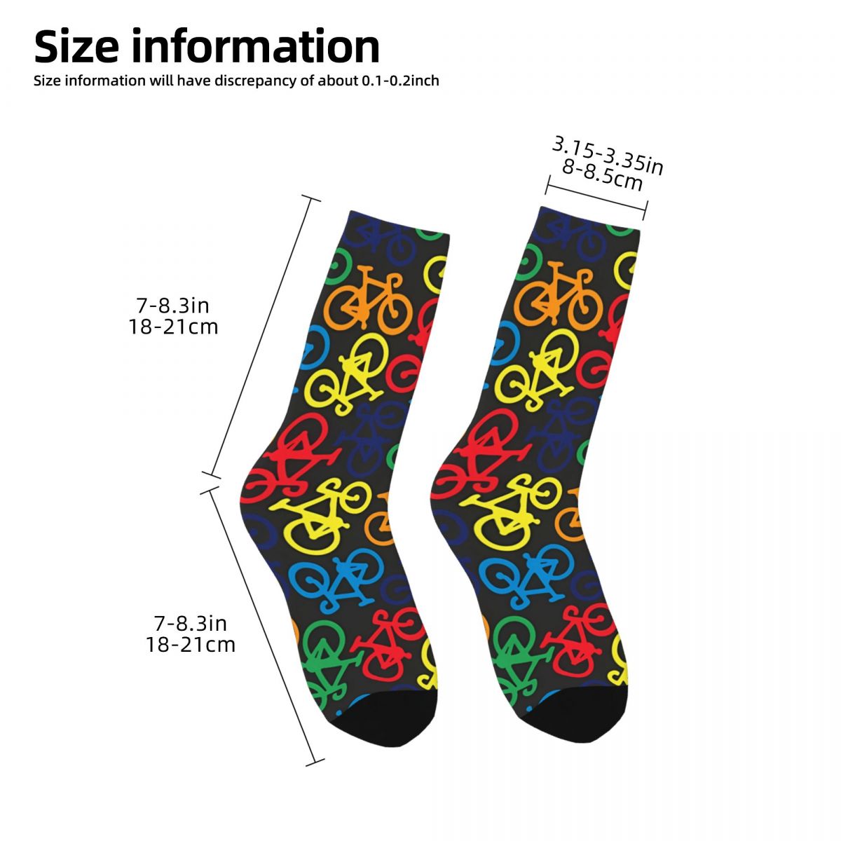 Chaussettes arc-en-ciel pour h - Mountain Biking Socks avis et prix